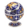 Ball Ashtray with Windproof Lid Retro Dragon Stereoscopic Relief Zinc