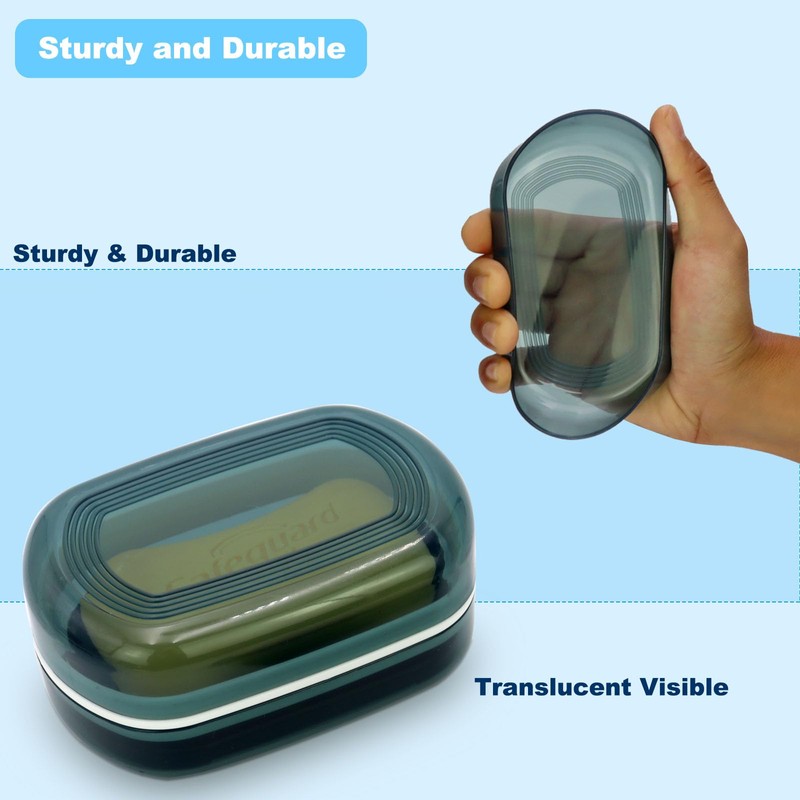 Travel Soap Container, Bar Soap Holder, Portable Soap Case, Soap
