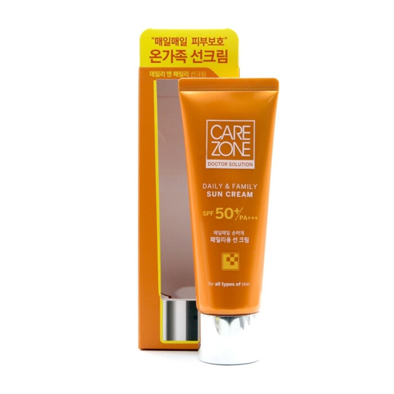Carezone Doctor Solution Daily & Family Sunscreen 80ml / 케어존
