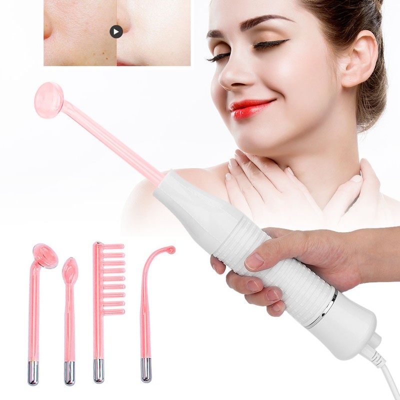 Portable High Frequency Electrotherapy Acne Spot Treatment Skin Tightening Wrinkle