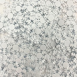 Snowflake Shaped Christmas Confetti 100g Jar Festive Confetti Table Confetti Party Decorations Supplies for Birthday, Anniversary, Christmas, Xmas