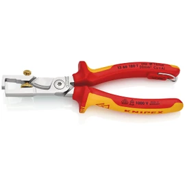 クニペックス KNIPEX 1366-180TBK 絶縁カッティングストリッパー 落防(BK)