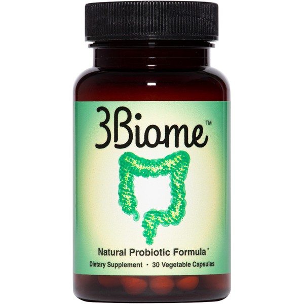 3Biome - Natural Probiotic Supplement - Non-GMO, Vegan, Gluten-Free
