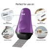 ID Defender Large Premium Stamp Roller Kit, Purple (3-Pack, Large)