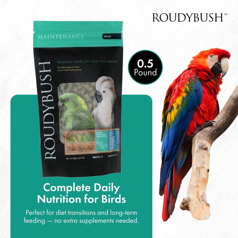 Roudybush Daily Maintenance Food for Birds - Scientifically Formulated Bird