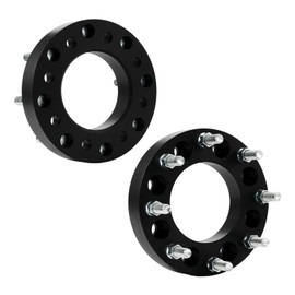 Torchbeam 8x6.5 to 8x180 Wheel Adapters 1.5 inch, Lug Centric Wheel Adapters (Changes Bolt Pattern) with M14x1.5 Thread Pitch,117mm Hub Bore,2pcs Adapters for Silverado 1500,Silverado 2500 HD