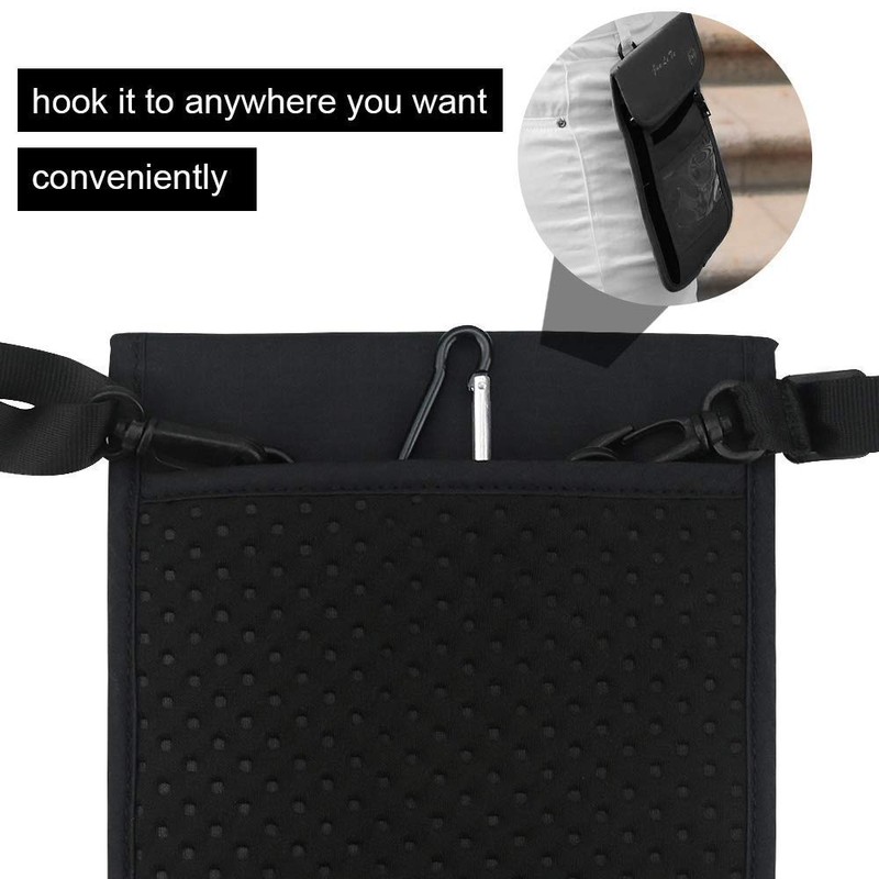 Number-One Neck Pouch Travel Wallet Passport Holder with RFID Blocking