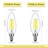 Brtstiun C35 Dimmable LED Candle Light Bulbs 40 Watt Equivalent,