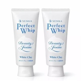 Senka [웰빙창고] 센카 퍼펙트 휩 화이트 클레이 120g x 2개 [Wellbing Warehouse] Senka Perfect Whip White Clay 120g x 2