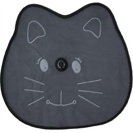 HiTS4KiDS - Sonnenschutz Auto Baby mit UV Schutz 2er Set - Sonnenschutz Auto für Kinder mit Saugnäpfen - Sonnenschutz Auto für Seitenscheiben - Auto Fenster Verdunkelung in Katzenform - 44 x 36 cm