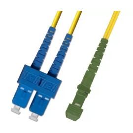 RiteAV 10M Singlemode Duplex Fiber Optic Cable (9/125) SC/UPC-MTRJ/AP