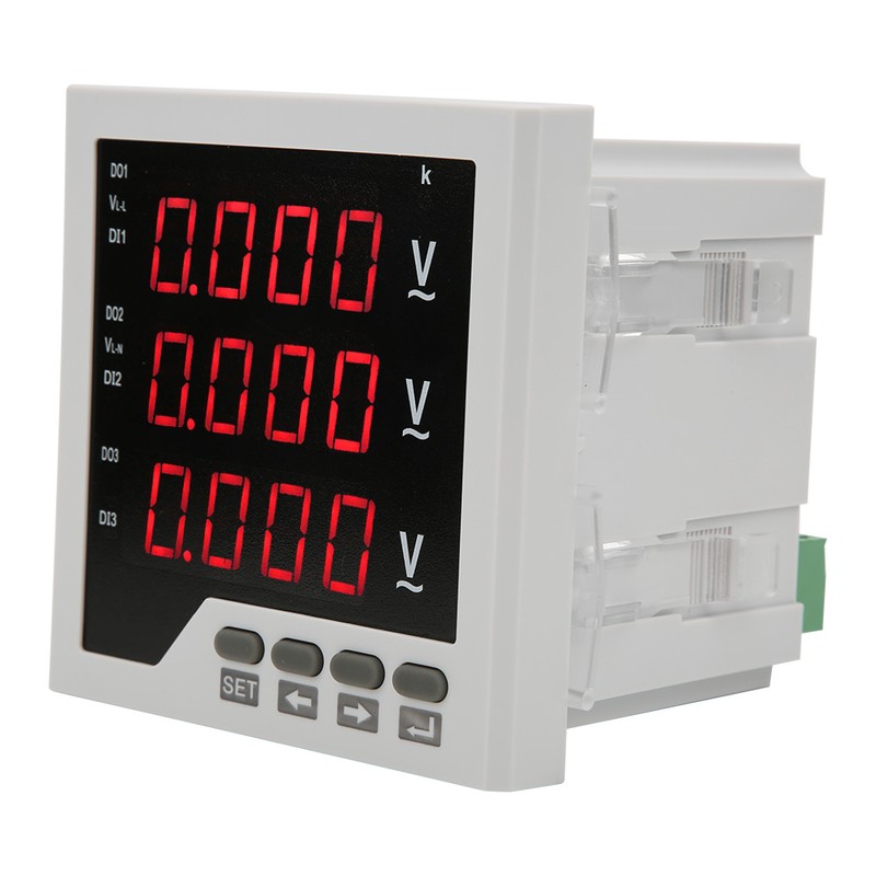 DTM-AV96 3 Phase Voltage Meter Programmable LED Digital Display Voltmeter
