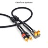 Generic Cable Pants, Speaker Wire Pants Y Boot 6mm-2conductor(6mm-2x3mm) Dressing