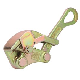 1 Pack 2T Cable Grip, 4409 lbs Wire Gripper, Wire Rope Tightener, Cable Pulling Tool, Carbon Steel Wire Stretcher with Swing Latch, Steel Cable Puller Tool for Wire Rope, Electricity, Industry