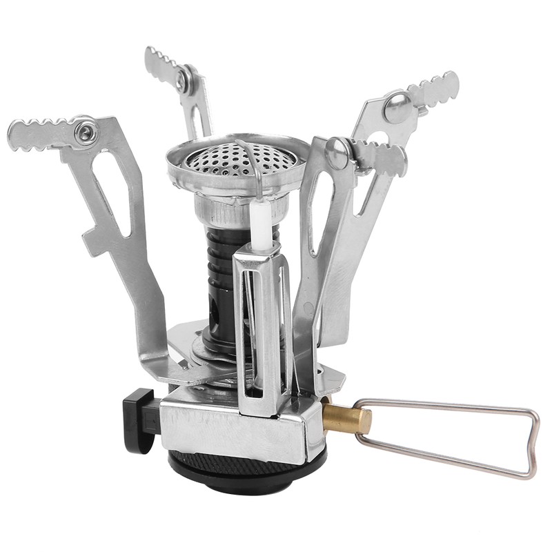 Outdoor Camping Gas Stove Mini Portable Hiking Picnic Gas Stove