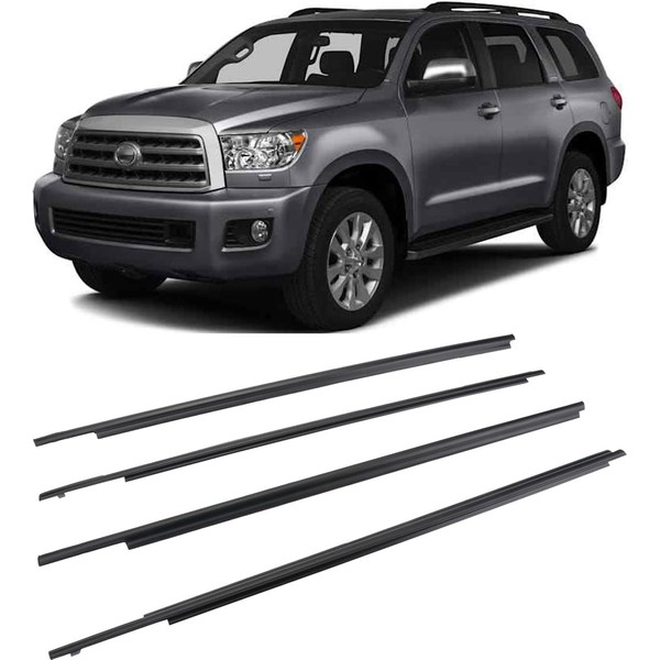 MISIOEK Weatherstrip Window Molding Trim Sill Seal Belt for Toyota
