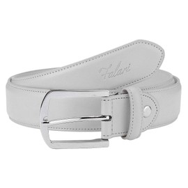 Falari Men Women Genuine Leather Casual Dress Belt With Single Prong Buckle 16 Colors