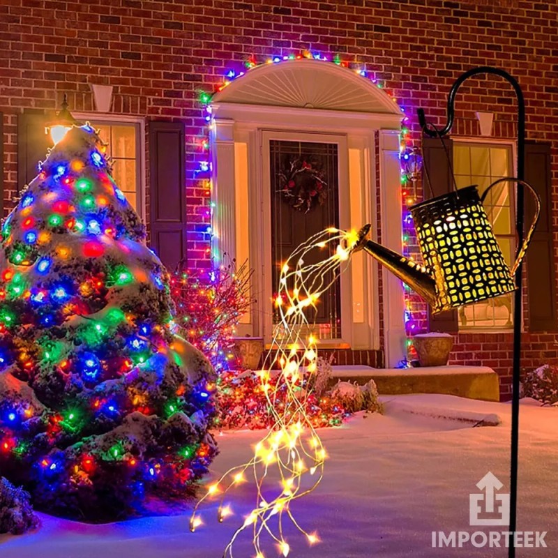 Importeek Serie Foco Luces Navideñas Decorativa Multicolor 100 Leds 6m
