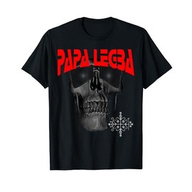Papa Legba Lwa Papa Legba Voodoo Hoodo Loa Veve T-Shirt