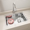 Stainless Steel Sink Rack 28.4" X 14.3",Sink Protector for Kitchen