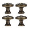 4Set Lion Head Zinc Alloy Cabinet Door Handle Modern Antique
