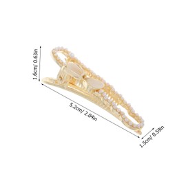 Ipetboom Elegant Hair Accessories Rhinestone Hairpins Small Bow Hairpin Metal Clip Bow Versatile Hair Clip for Women