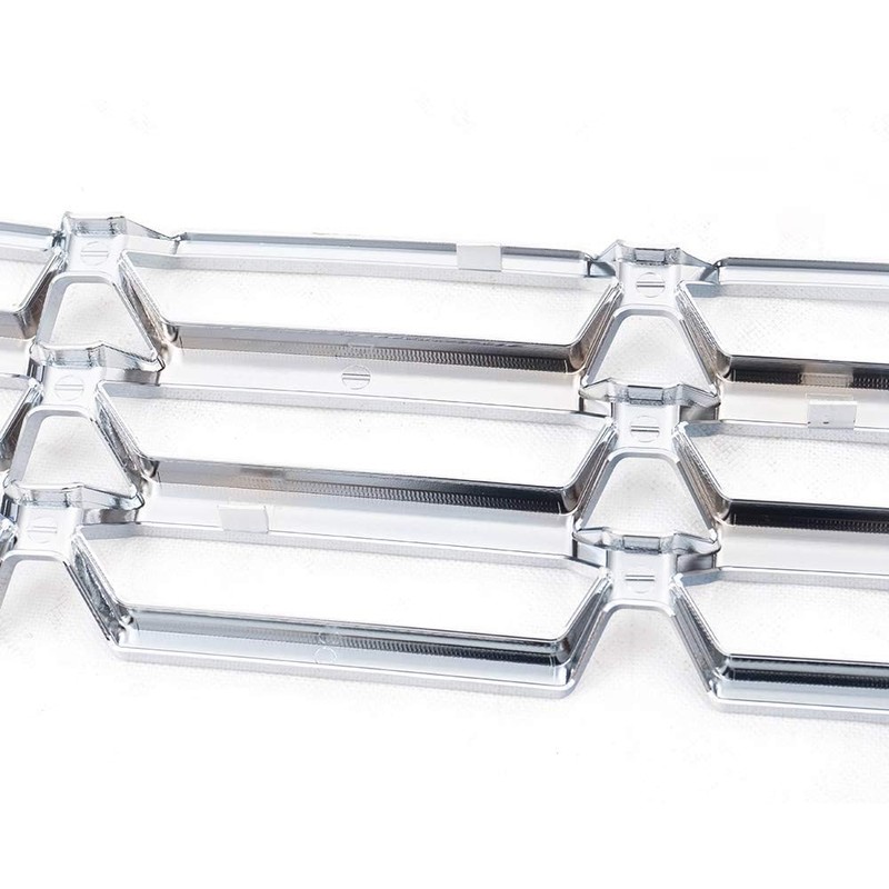 G-PLUS Grille Insert Chrome Snap On Front Lower Compatible With