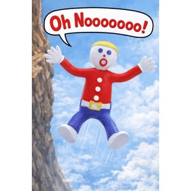 NJ Croce 5.75" Mr. Bill Poseable Figure, Classic Saturday Night Live Show Toy, Safe for Kids, Vintage Gift for Kids or Collectors, Collectible Action Figure