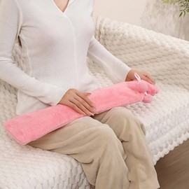 dma soft touch warm insulating hot water bag hot pack long pink