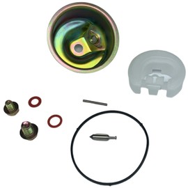 Sellerocity 4-Pack of Carburetor Kits Compatible with Honda GX240 GX270 GX340 GX390 GXV270 GXV340 GXV390, Needle Valve (Without Spring), Float & Bowl, Gasket Seals