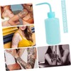 SAFIGLE 4Pcs Squeeze Rinse Bottles for Eyelash Extensions Salad and