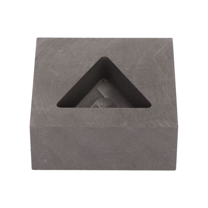 Triangular Graphite Ingot Mold Thermal Stability Multifunctional Graphite Crucible Mould