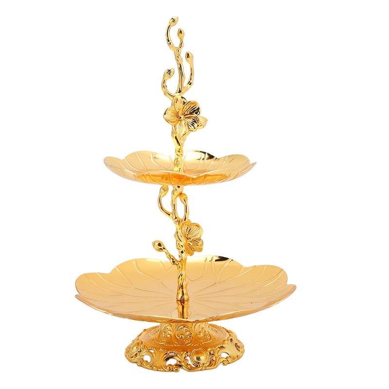 2 Layer Cupcake Stand European Style Gold Cupcake Stand Easy