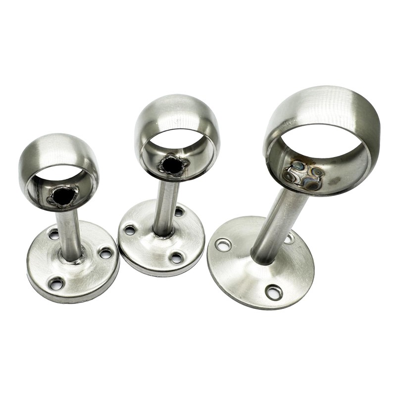 25mm/ 1Inch Dia. 304 Stainless Steel Ceiling-Mount Curtain Rod Bracket