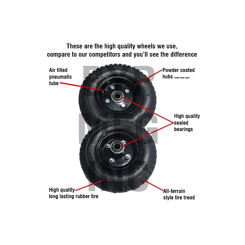 BYP-TW RAZOR MX125 MX350 MX400 TRAINING WHEELS ONLY 350 400