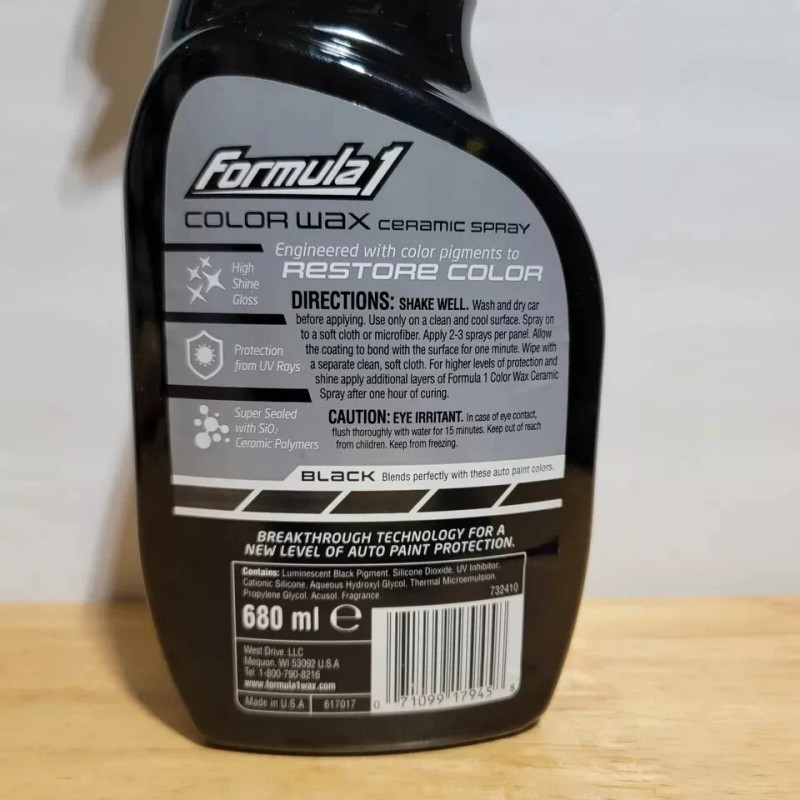 Formula 1 Color Wax Ceramic Spray Spectrum 23 fl oz