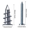 Plasterboard Fixings, Metal Self Drilling Plasterboard Screws Raw Plugs Cavity
