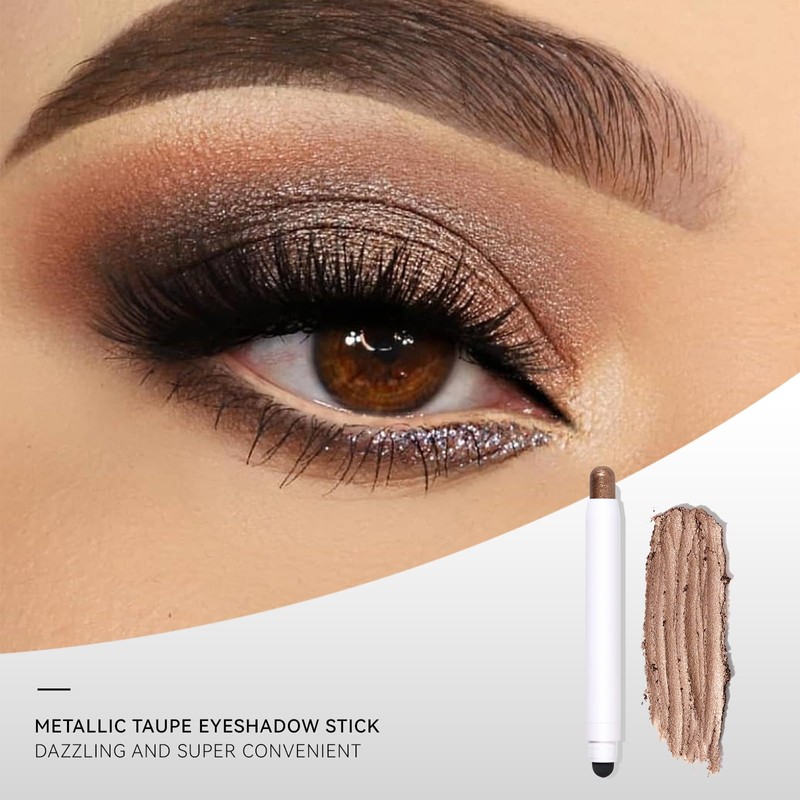 Eyeshadow Stick,Cream Shadow Stick,Glitter Eye Shadow Stick, Brown Eyeshadows Pencil