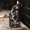Waterfall Incense Burner Teapot Design Serene Ambience Relieve Anxiety Aid