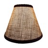 Rustic Burlap Clip-On Lamp Shade - 9"