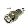 1pc BNC Male RF Connector Nickelplated Swivel Screw for Telescopic