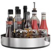 VAEHOLD Pantry Cabinet Lazy Susan Stainless Steel Black Spice Rack