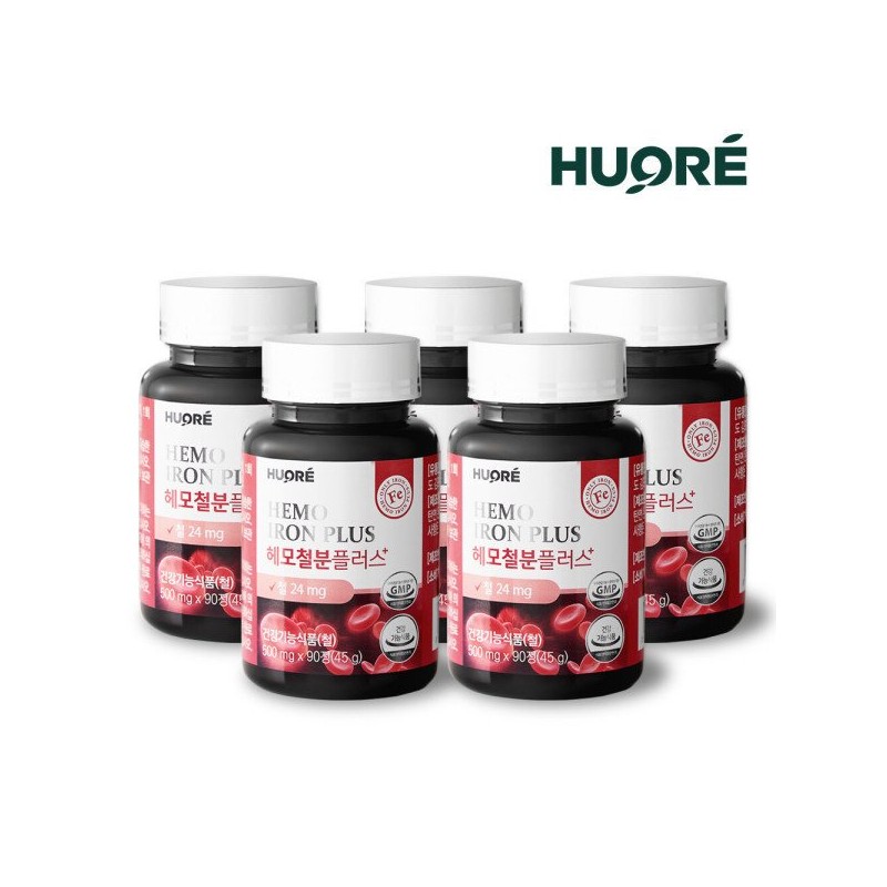 철분 헤모철분플러스 1개(90정 3개월분) Iron Hemoglobin Plus 1 Pack (90