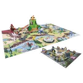 Takara Tomy Pokemon Monster Collection Transformation! Diorama Map" Pokemon Toy 4 Years and Up, Passed Toy Safety Standards ST Mark Certified Pokemon TAKARA TOMY