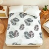 Fitted Sheet 140 x 200 cm - Tropical Palm Leaves