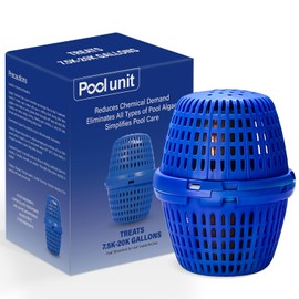 7.5k-20k Gallons Blue Pool Unit Replacement Mineral Cartridge Compatible with Above Ground and Inground Pools Filter Replacement, up to 6 Months