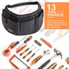 Tool Waist Apron, Heavy Duty Waxed Canvas Tool Belt, Waist