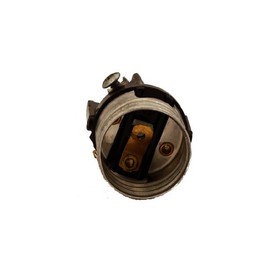 Leviton 8004-M Medium Base Interior Only, Shell Incandescent Lampholder, Keyless, Single Circuit , Black