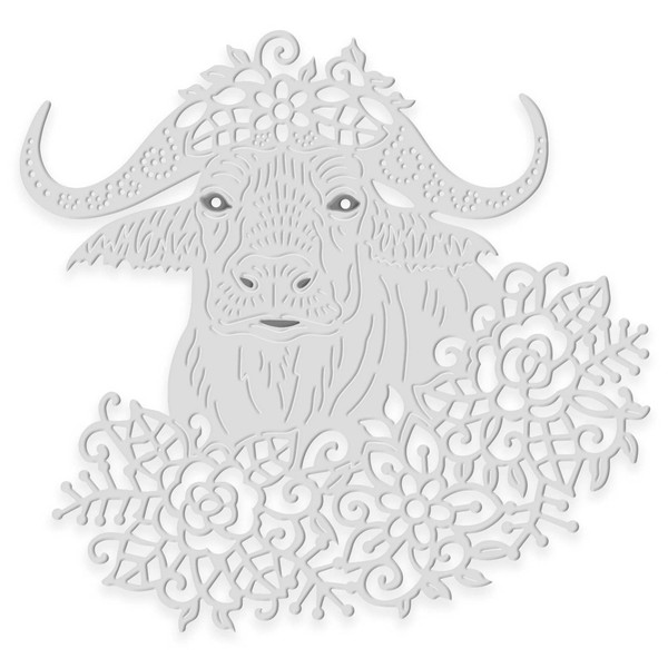 Floral Buffalo - Sweet Dixie Cutting Die for Scrapbooking, cardmaking