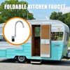 Foldable Faucet for Motorhome 360°Rotation Kitchen Faucet Sink High Arch
